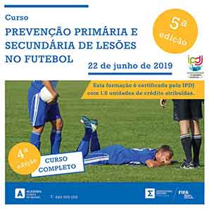 Curso de Prevenção de Lesões no Futebol Curso de Prevenção de lesões no desporto - Ortopedia